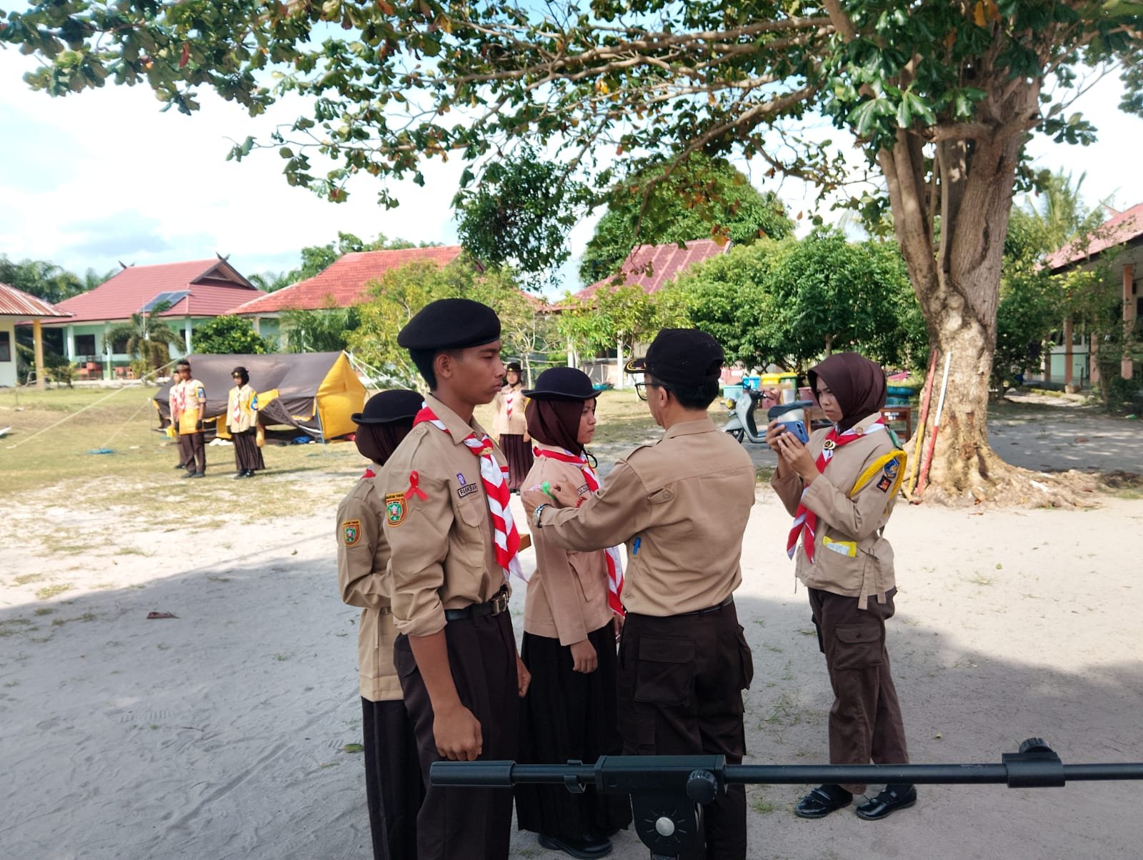 Perkemahahan Pelantikan Bantara Gudep R.A Kartini dan Abdurrahman Kode SMK N 1 Kumai  (4)
