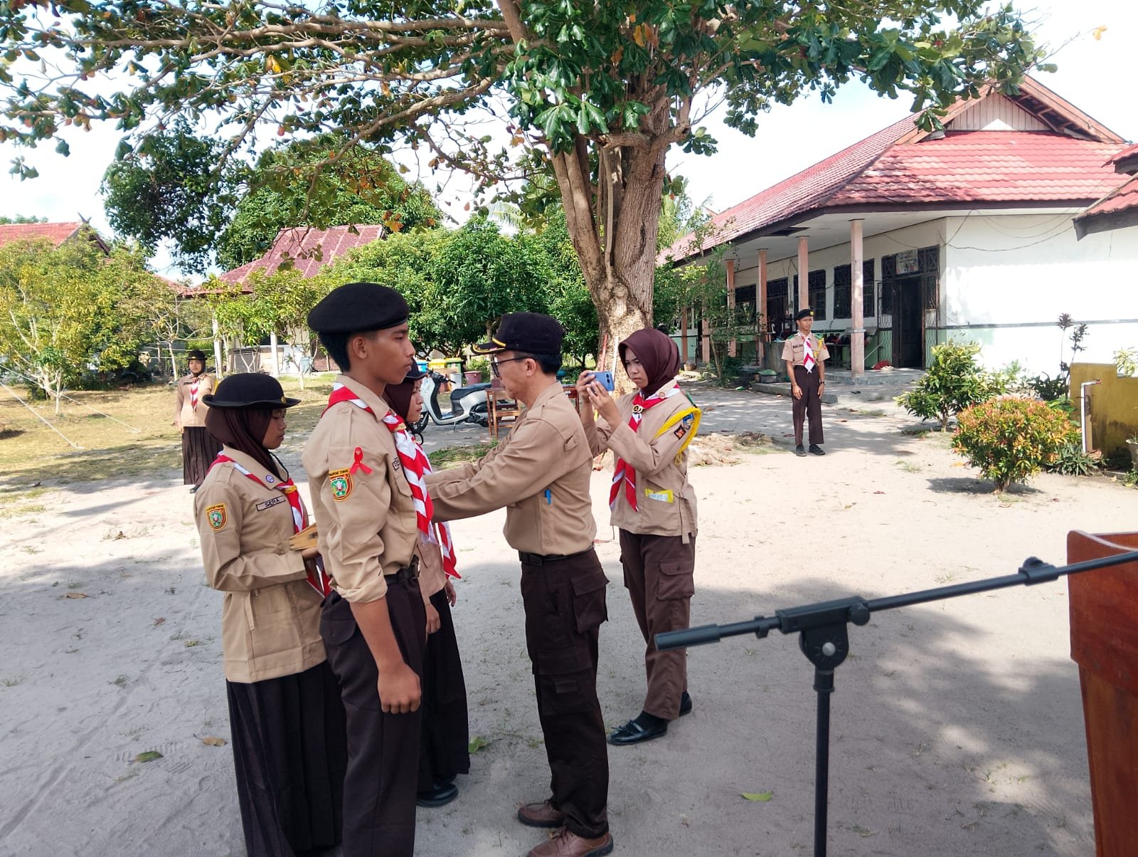 Perkemahahan Pelantikan Bantara Gudep R.A Kartini dan Abdurrahman Kode SMK N 1 Kumai  (3)