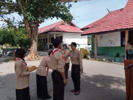 Perkemahahan Pelantikan Bantara Gudep R.A Kartini dan Abdurrahman Kode SMK N 1 Kumai  (2)