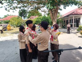 Perkemahahan Pelantikan Bantara Gudep R.A Kartini dan Abdurrahman Kode SMK N 1 Kumai  (5)