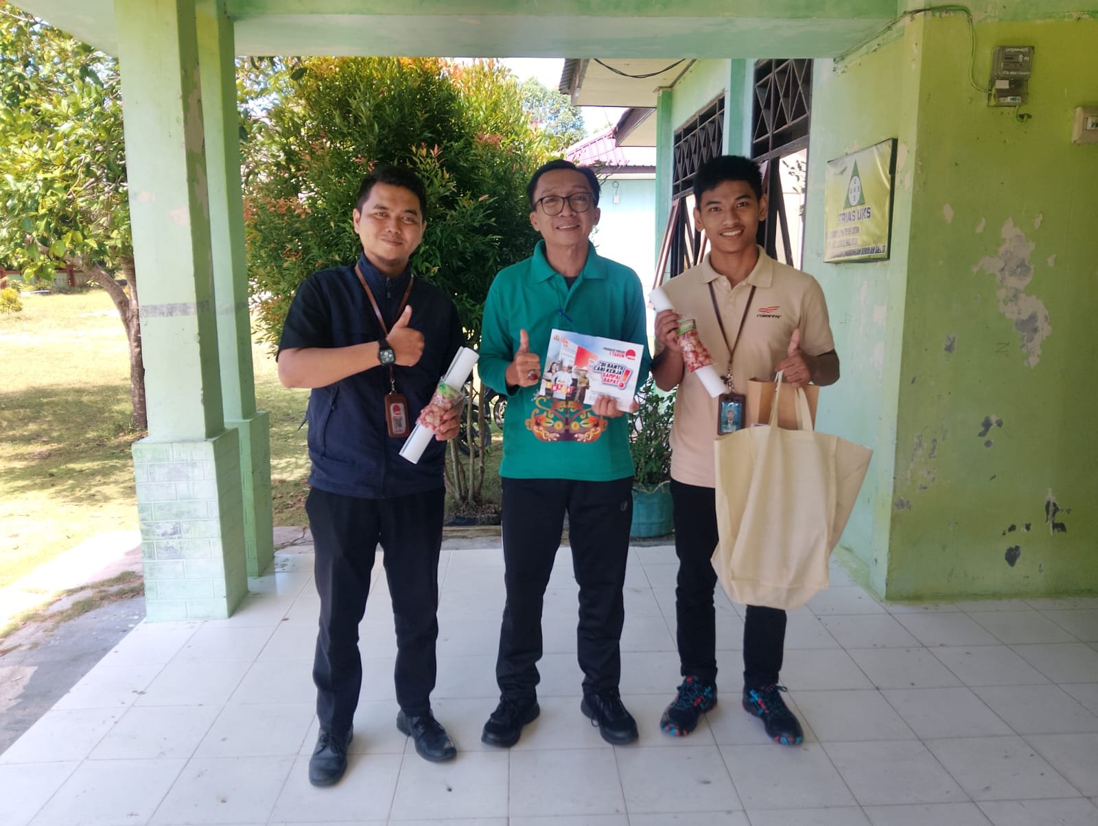 Sosialisasi LPK Enter di SMK Negeri 1 Kumai